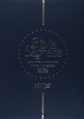 Ler Bíblia Nvi Extra Gigante Novo Testamento 2 Cores Luxo Azul, do autor Vários Autores