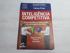 Inteligência competitiva, do autor Fabiane Braga; Elisabeth Gomes