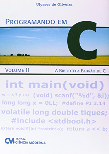 Ler Programando em C - Volume II - 1, do autor Oliveira