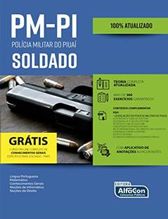 PM-PI - Polícia Militar do Piauí - Soldado, do autor Alfacon Concursos Públicos