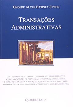 Transações Administrativas, do autor Onofre Alves Batista Júnior
