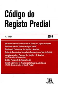 Código do Registo Predial, do autor Almedina
