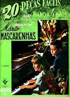 20 Peças fáceis para Piano a quatro mãos, do autor Mário Mascarenhas