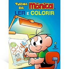 Gigante Ler e Colorir Cebolinha, do autor Mauricio de Souza