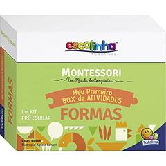 Escolinha MONTESSORI Meu P BOX de Atividades: Formas (Escolinha), do autor Chiara Piroddi