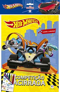 Hot Wheels - com giz de cera, do autor Ciranda Cultural