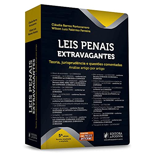 Ler Leis Penais Extravagantes Teoria, Jurisprudencia, do autor Wilson Luiz Palermo Ferreira; Claudia Barros Port Ler Leis Penais Extravagantes Teoria, Jurisprudencia, do autor Wilson Luiz Palermo Ferreira; Claudia Barros Port
