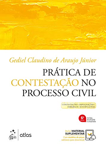 Prática de Contestação no Processo Civil, do autor GEDIEL CLAUDINO DE ARAUJO JUNIOR