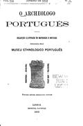 Ler O Arqueo?logo Portugue^s, do autor Museu Etnolo?gico Portugue^s