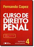 Ler Curso De Direito Penal. Legislaçao Penal Especial - Volume 4, do autor Fernando Capez