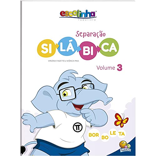 Ler Separação Silábica: VOL.3 (Escolinha Todolivro), do autor Virgínia & Mônica Pina Finzetto Ler Separação Silábica: VOL.3 (Escolinha Todolivro), do autor Virgínia & Mônica Pina Finzetto