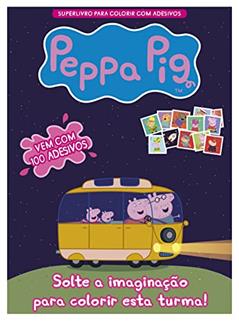Peppa Pig - Superlivro para colorir com adesivos: Solte a imaginação para colorir esta turma!, do autor On Line Editora