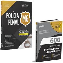 KIT Apostila AGEPEN MG Agente Penitenciário + Questões, do autor Equipe Solução Concursos