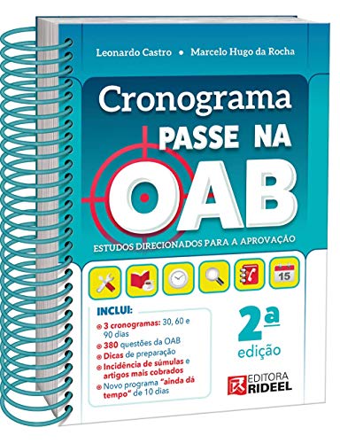 Ler Cronograma Passe Na Oab, do autor Marcelo Hugo; Leonardo Castro