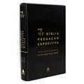 Ler Bíblia Pregação Expositiva | RA |PU luxo preto, do autor Hernandes Dias Lopes