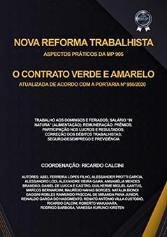 NOVA REFORMA TRABALHISTA ASPECTOS PRÁTICOS DA MP 905: CONTRATO VERDE E AMARELO ATUALIZADA COM A PORTARIA 950/2020, do autor Ricardo Calcini