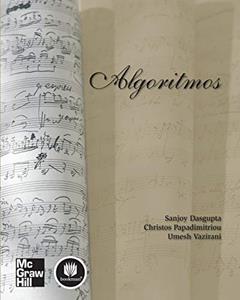 Algoritmos, do autor Sanjoy Dasgupta; Christos Papadimitriou; Umesh Vazirani