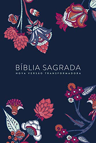 Ler Bíblia NVT Letra Normal - Indian Flowers (Azul marinho), do autor Mundo Cristão