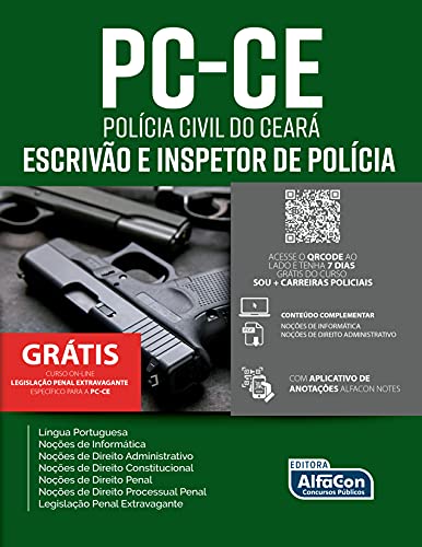 Ler Escrivão e Inspetor de Polícia Civil do Estado do Ceará - PC CE, do autor Equipe AlfaCon