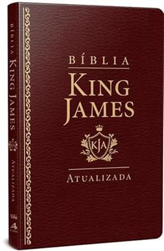 Bíblia King James Atualizada Slim | Kja | Vinho, do autor Vários Autores