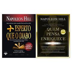 Kit Mais Esperto que o Diabo + Quem Pensa Enriquece: o Legado - 2 livros de bolso, versão concisa, do autor NAPOLEON HILL