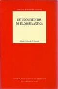 Ler Estudos Inéditos de Filosofia Antiga, do autor Vasco de Magalhães - Vilhena