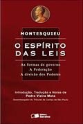Ler O espírito das Leis - 9ª edição de 2008: As formas de governo: A federação: A divisão dos poderes, do autor Pedro Vieira Mota