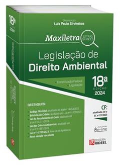 Legislação de Direito Ambiental - 18ª Edição (2024), do autor Luis Paulo Sirvinskas