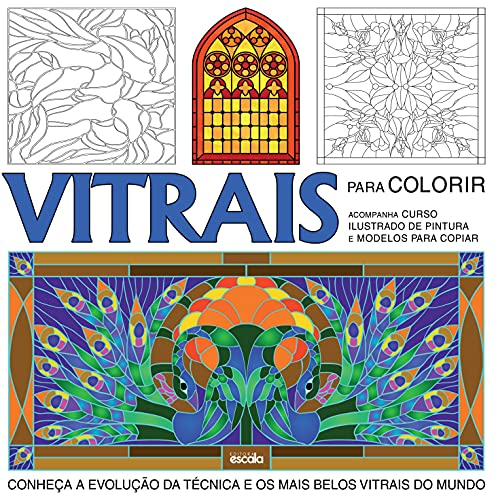 Ler Vitrais para colorir, do autor Escala
