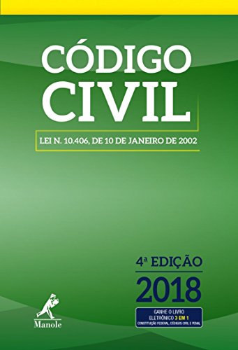 Ler Código civil: Lei n. 10.406, de 10 de janeiro de 2002, do autor Editora Jurídica da Editora Manole (Instituição)