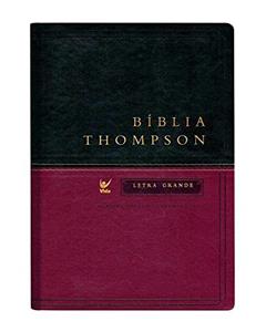 Bíblia Thompson - AEC - Letra Grande - Verde e Vinho - Com Índice, do autor Frank Charles Thompson