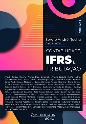 Ler Contabilidade, IFRS e Tributação - volume 1, do autor Sergio André Rocha; Coordenação