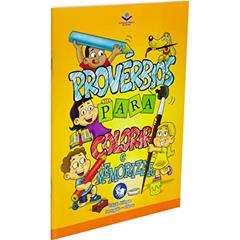 Provérbios para Colorir e Memorizar - Português e Libras: Tradução Novos Leitores (TNL), do autor Sociedade Bíblica do Brasil