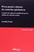 Ler Prova Penal e Sistemas de Controles Epistêmicos, do autor Geraldo Prado