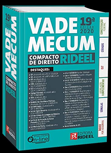 Ler Vade Mecum Compacto de Direito Rideel, do autor Varios Autores
