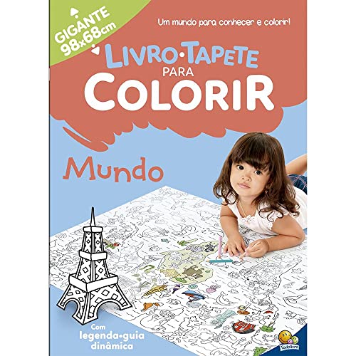 Ler Livro-Tapete para Colorir: Mundo, do autor Todolivro