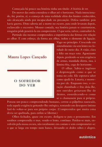 Ler Sofredor do Ver, do autor Maura Lopes Cançado Ler Sofredor do Ver, do autor Maura Lopes Cançado