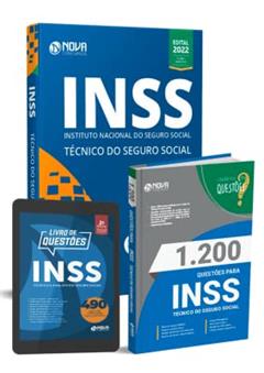 KIT Apostila INSS Técnico + Caderno de Questões do INSS, do autor Equipe Solução Concursos