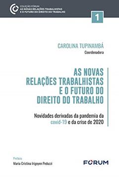 As Novas Relações Trabalhistas e o Futuro do Direito do Trabalho: Novidades derivadas da pandemia da covid-19 e da crise de 2020, do autor Carolina Tupinambá