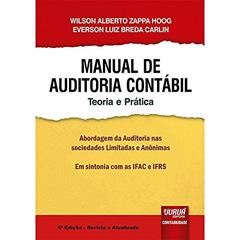 Manual de Auditoria Contábil - Teoria e Prática - Abordagem da Auditoria nas Sociedades Limitadas e Anônimas - Em Sintonia com as IFAC e IFRS, do autor Wilson Alberto Zappa Hoog; Everson Luiz Breda Carlin