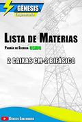 Ler Lista de Materiais para 1 padrão com 2 caixa CM2 bifásico - CEMIG: Padrão de energia bifásico, do autor Genesis Engenharia Ler Lista de Materiais para 1 padrão com 2 caixa CM2 bifásico - CEMIG: Padrão de energia bifásico, do autor Genesis Engenharia
