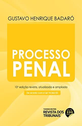 Ler Processo Penal 10º edição, do autor Gustavo Henrique Badaró