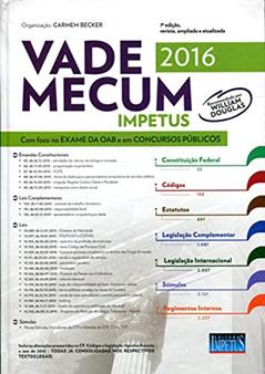 Vade Mecum Impetus Para OAB e Concursos, do autor Maria Carmem Becker Lima