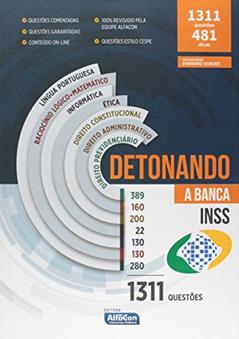 INSS. 1311 Questões 481 Dicas - Coleção Detonando a Banca, do autor Evandro Guedes