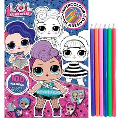 LOL Surprise Super Colorir com Adesivos, do autor On Line Editora