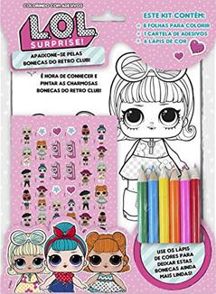 LOL Surprise - Colorindo com Adesivos 02, do autor On Line Editora