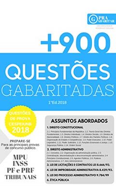 +900 Questões Gabaritadas (PraGabaritar), do autor Rodrigo Sousa