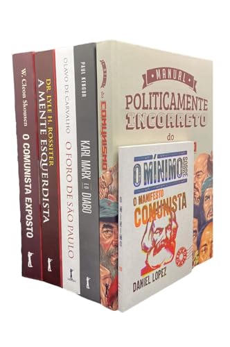 Ler Kit A Mente Esquerdista e sua Influência Na Formação Política, do autor Daniel Lopez; Friedrich Engels; Karl Marx; Lyle H. Rossiter; Olavo de Carvalho; Paul Kengor; W. Cleon Skousen