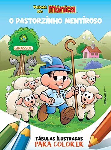 Ler Turma da Mônica - Fábulas Ilustradas para Colorir - O Pastorzinho Mentiroso, do autor Mauricio de Sousa
