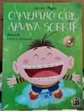 Ler Menino que Amava Sorrir - Capa Verde, do autor James Misse; Pé Da Letra